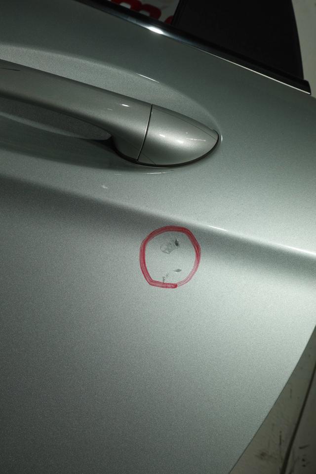 Mercedes B-Klasse W245 B170 Tür hinten links Polarsilber 2009 M40 – Bild 3