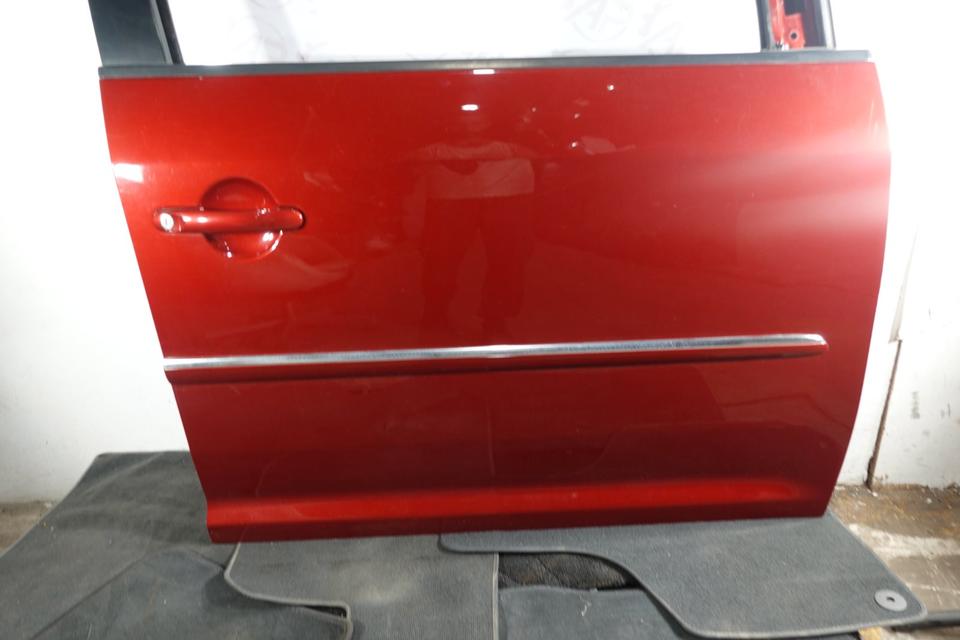 VW Touran 1T Tür vorne rechts Beifahrertür Rot A3W 2007 M39 – Bild 2