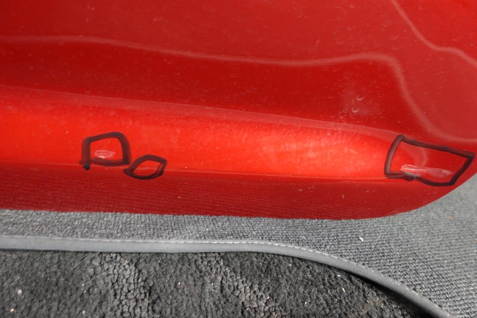 VW Touran 1T Tür hinten links Fahrerseite Rot A3W 2007 M39 – Bild 5