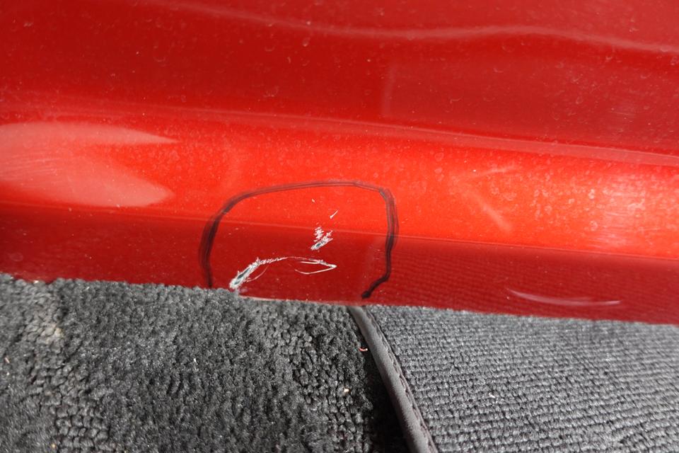 VW Touran 1T Tür hinten rechts Beifahrerseite Rot A3W 2007 M39 – Bild 4