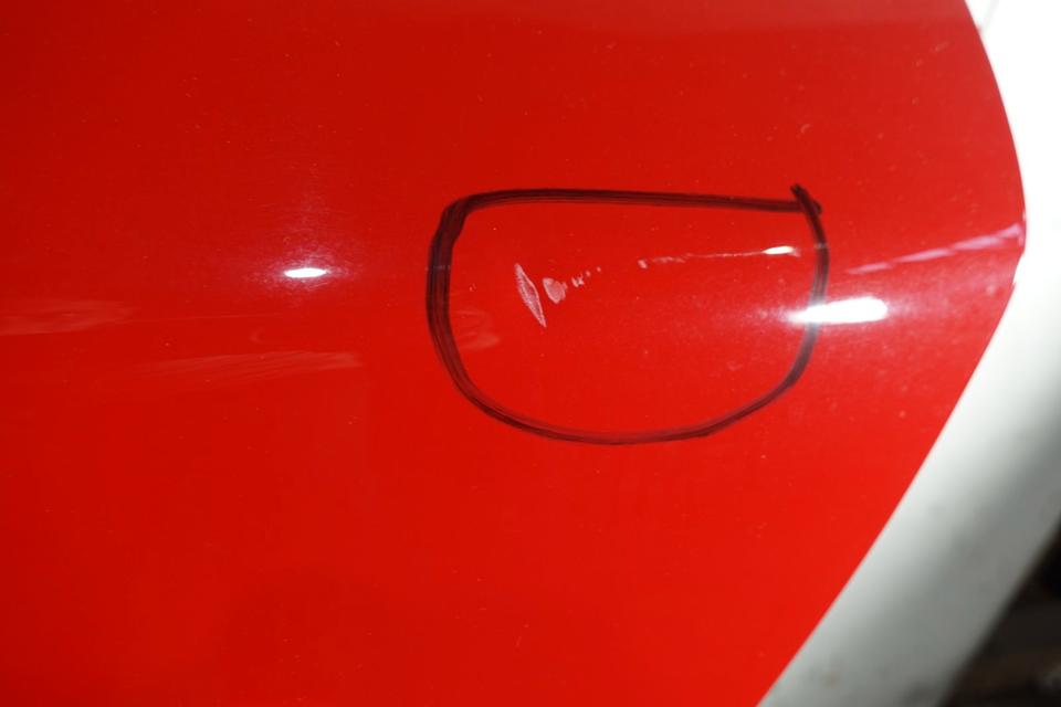 Volvo V60 Hintertür hinten links Fahrerseite Rot 2013 M33 – Bild 4