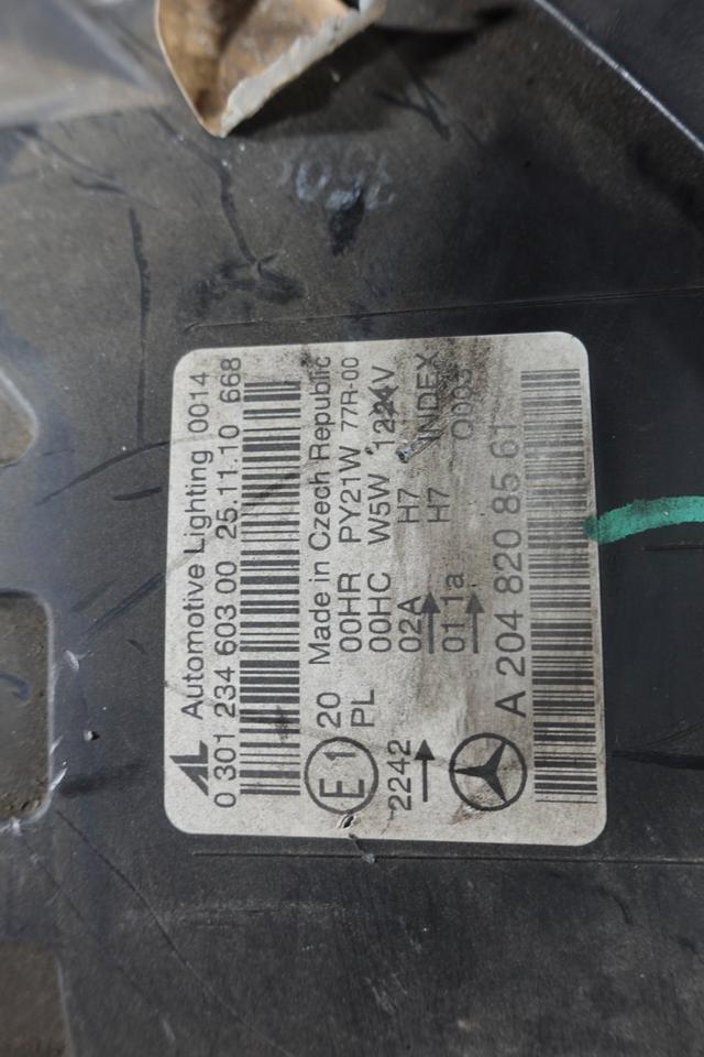Mercedes C-Klasse W204 S204 Scheinwerfer links Halogen 2011 M09 – Bild 11