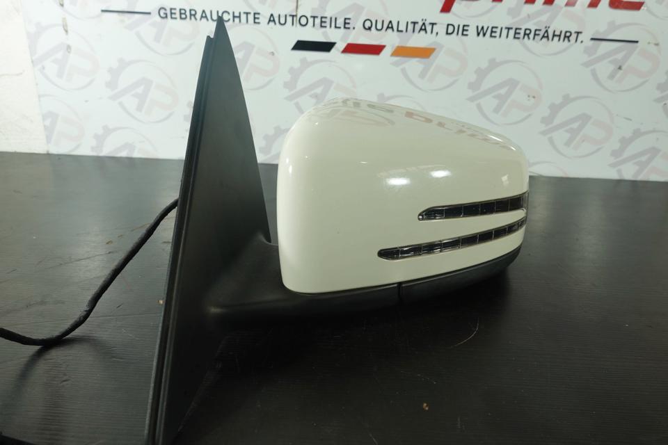 Mercedes C-Klasse W204 Außenspiegel links Weiß Blinker 2011 N18 – Bild 2