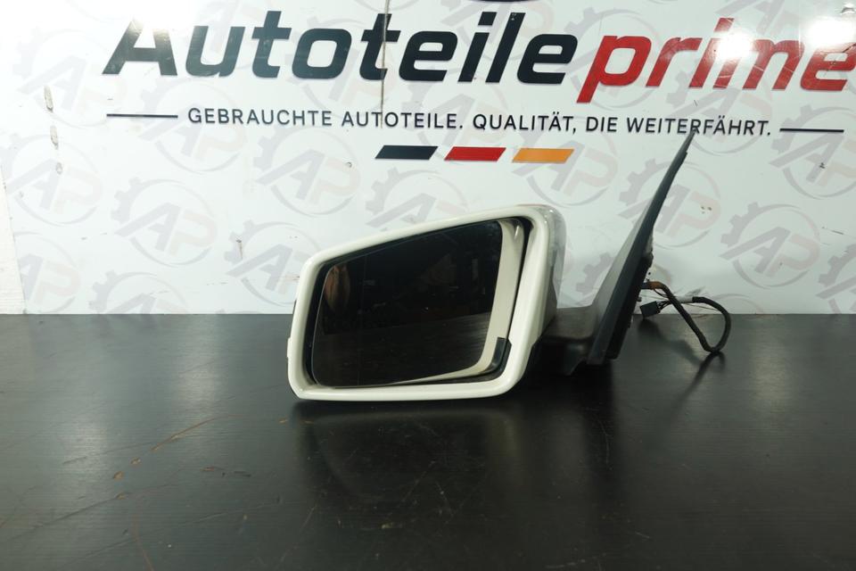 Mercedes C-Klasse W204 Außenspiegel links Weiß Blinker 2011 N18 – Bild 4