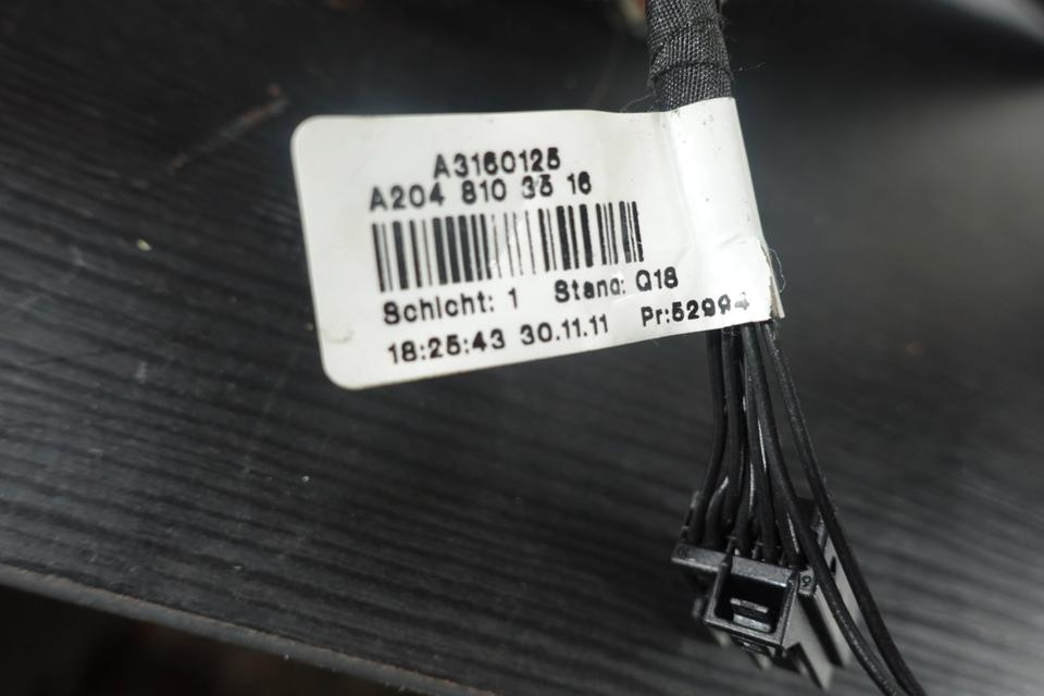 Mercedes C-Klasse W204 Außenspiegel links Weiß Blinker 2011 N18 – Bild 5