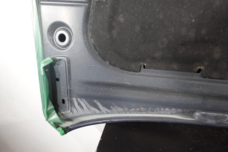VW Sharan 7N Motorhaube Frontklappe Blau 2012 N01 – Bild 9