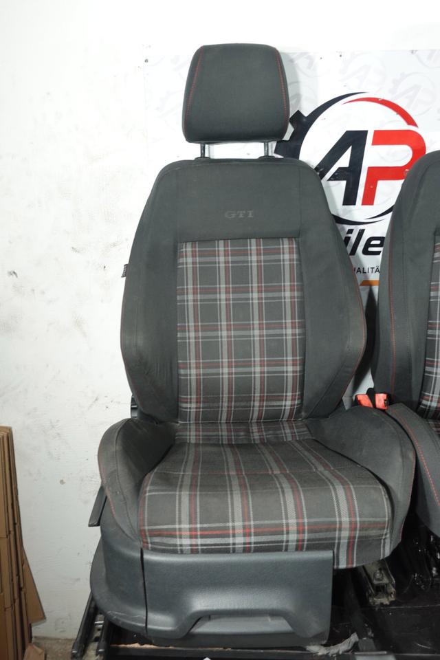 VW Polo 6R GTI Sitzgarnitur Sitze 5-Türer Stoff Karo komplett M25 – Bild 3