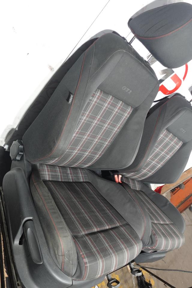 VW Polo 6R GTI Sitzgarnitur Sitze 5-Türer Stoff Karo komplett M25 – Bild 12