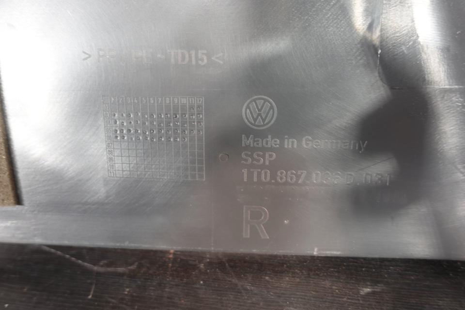 VW Touran 1T Kofferraumverkleidung rechts 7-Sitzer M39 – Bild 5