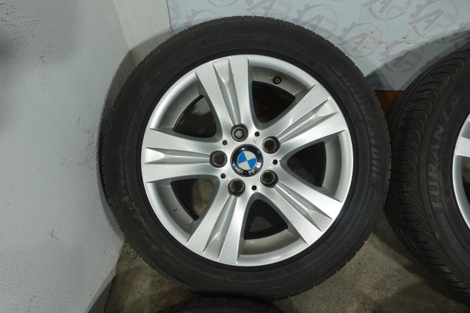 BMW Alufelgen 16 Zoll Radsatz 205/55 R16 Bridgestone 4 Stück M15 – Bild 4