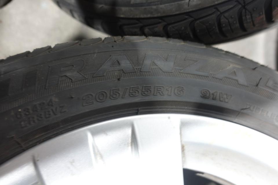 BMW Alufelgen 16 Zoll Radsatz 205/55 R16 Bridgestone 4 Stück M15 – Bild 8