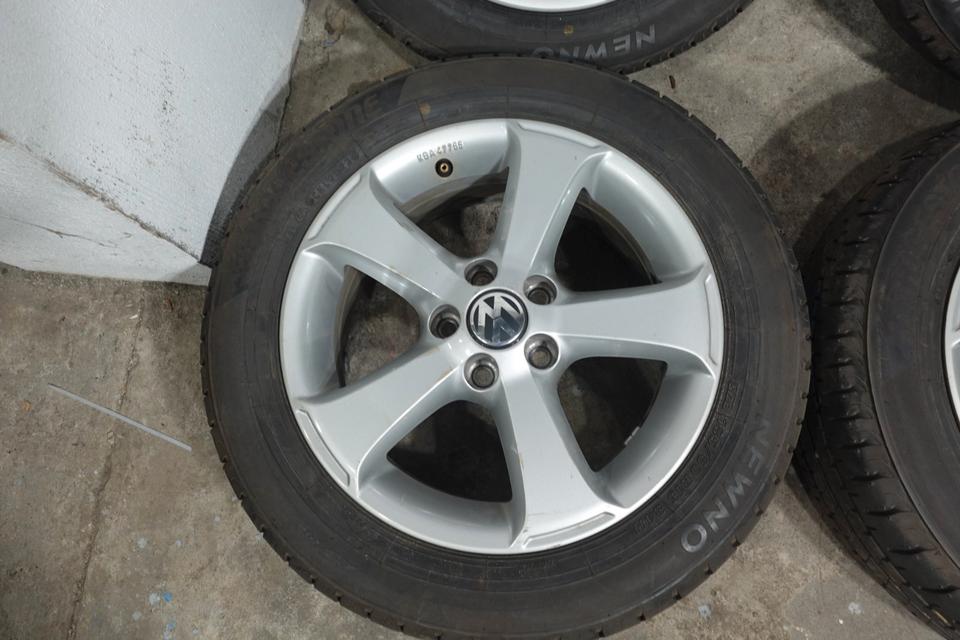 VW Alufelgen 16 Zoll Radsatz 205/60 R16 Bridgestone 4 Stück M24 – Bild 4