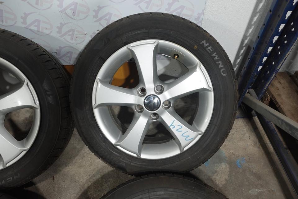 VW Alufelgen 16 Zoll Radsatz 205/60 R16 Bridgestone 4 Stück M24 – Bild 5