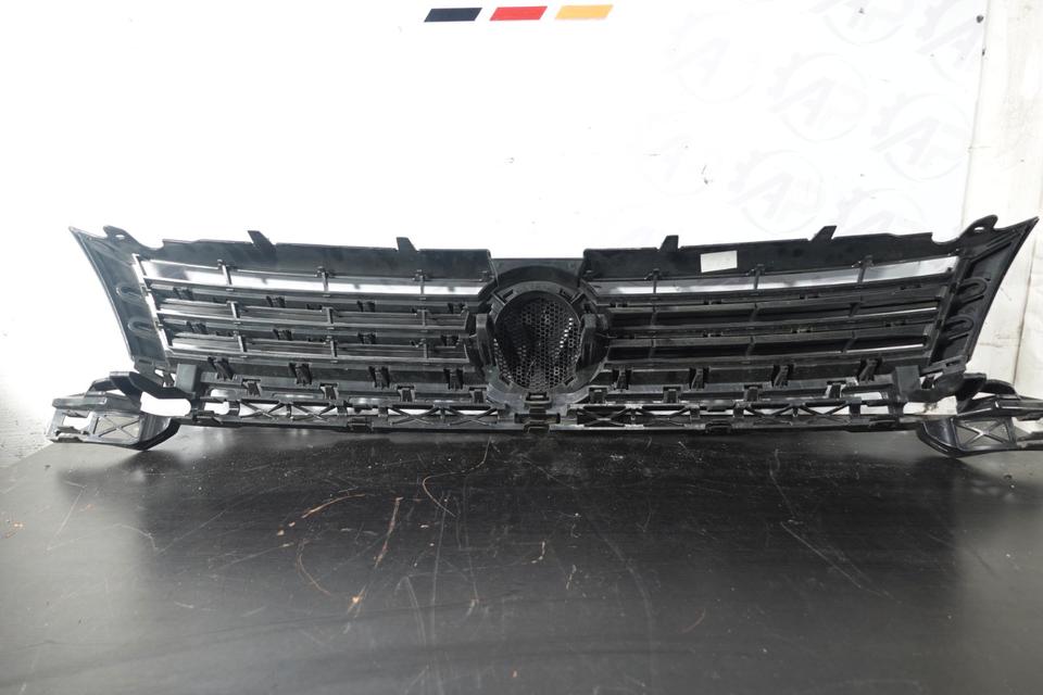 VW Touran 1T Kühlergrill Frontgrill Chrom Original 2012 M04 – Bild 3