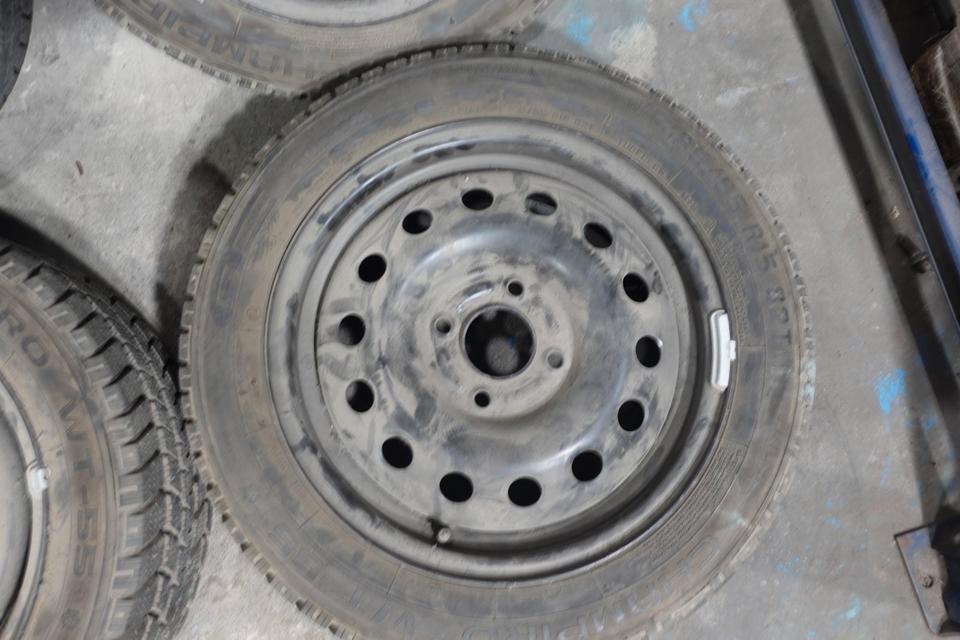 4x Winterräder Stahlfelgen 185/55 R15 82T 4-Loch ohne Radkappen – Bild 6