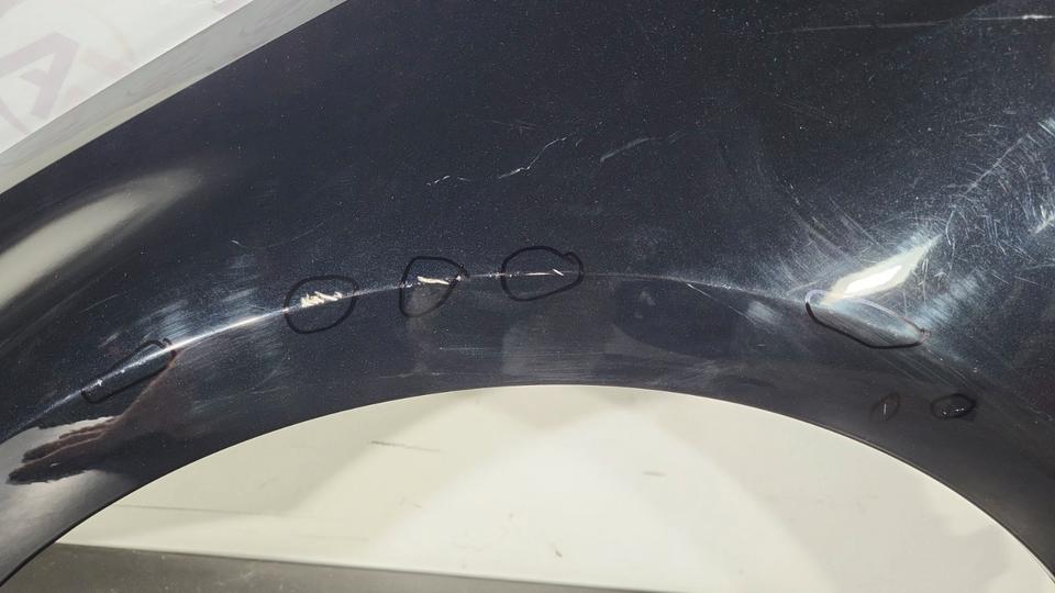 VW Golf 7 Kotflügel vorne links Schwarz Metallic 2012–2017 N04 – Bild 6