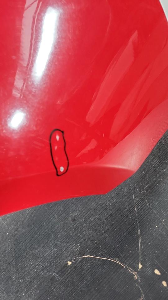 VW Golf 6 Kotflügel vorne rechts Rot Metallic 2008–2012 N06 – Bild 3
