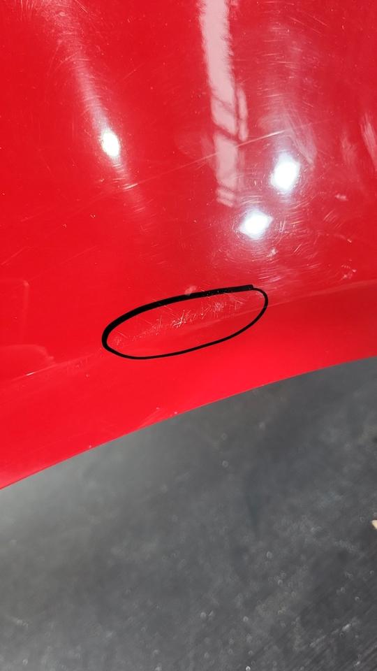 VW Golf 6 Kotflügel vorne rechts Rot Metallic 2008–2012 N06 – Bild 4