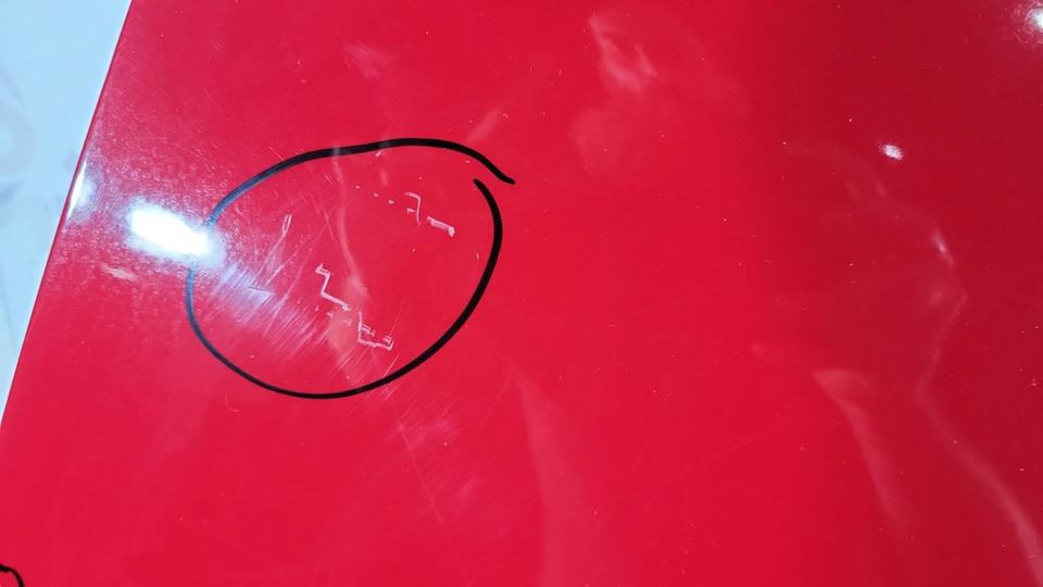 VW Golf 6 Kotflügel vorne rechts Rot Metallic 2008–2012 N06 – Bild 6