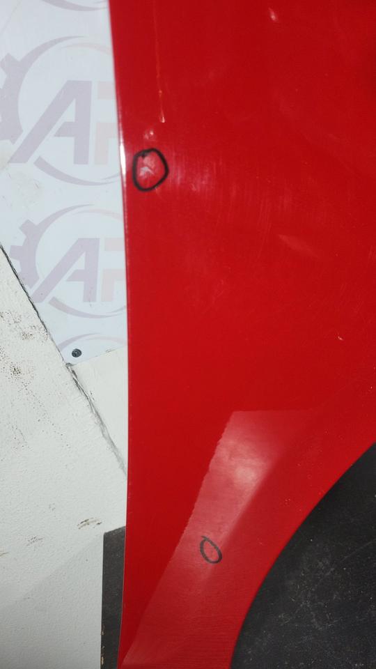 VW Golf 6 Kotflügel vorne rechts Rot Metallic 2008–2012 N06 – Bild 7