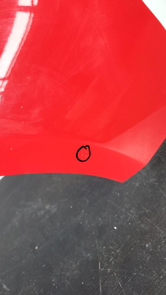 Audi A4 B8 8K Kotflügel vorne rechts Rot 2007–2015 Lack C8 Y N13 – Bild 2
