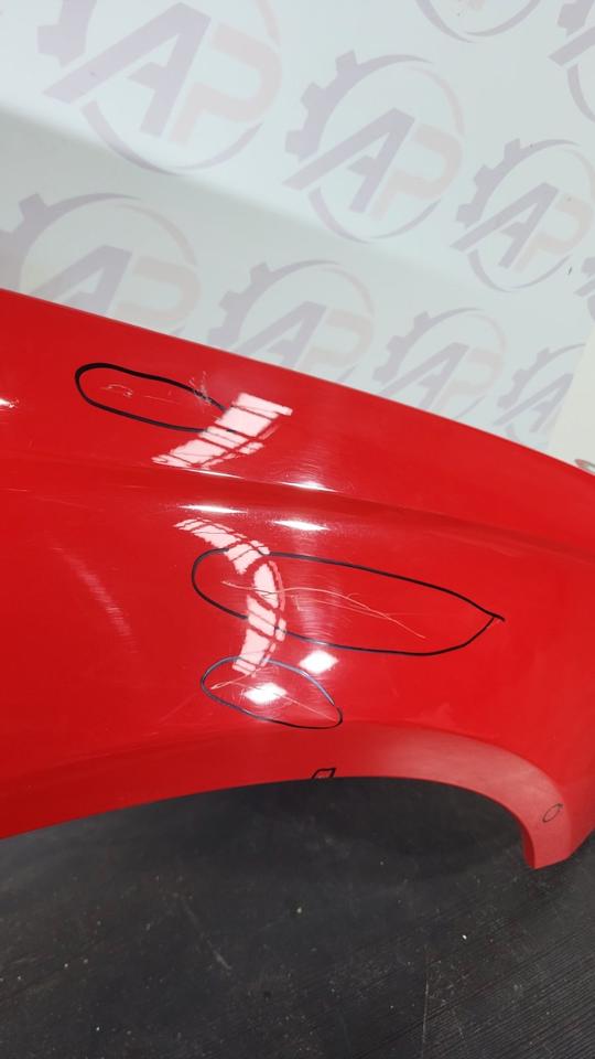 Audi A4 B8 8K Kotflügel vorne rechts Rot 2007–2015 Lack C8 Y N13 – Bild 3