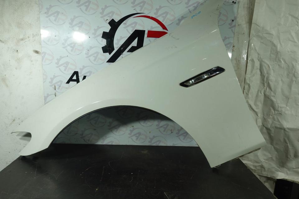 5er F11 520d Kotflügel vorne links Alpinweiß III 2012 Blinker M10 – Bild 4
