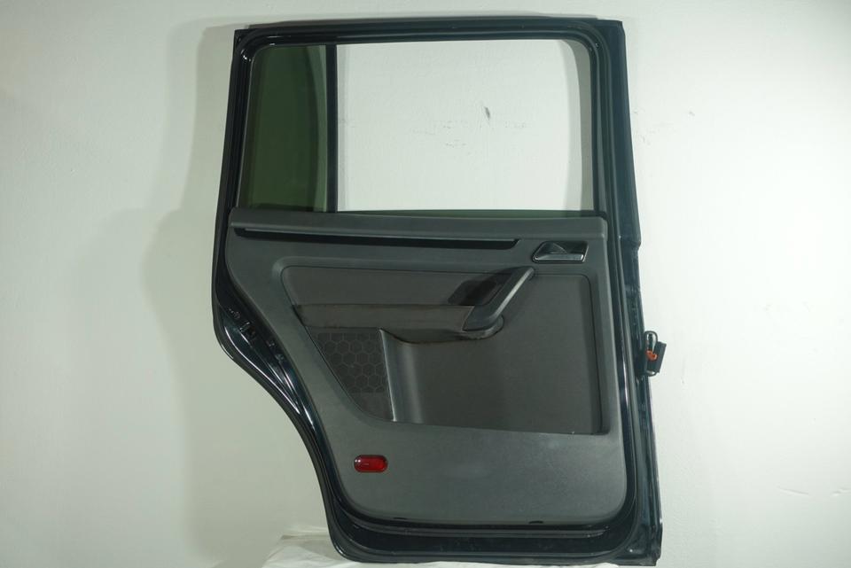 Touran 1T 2011 Tür hinten links Fahrerseite komplett Schwarz M04 – Bild 2