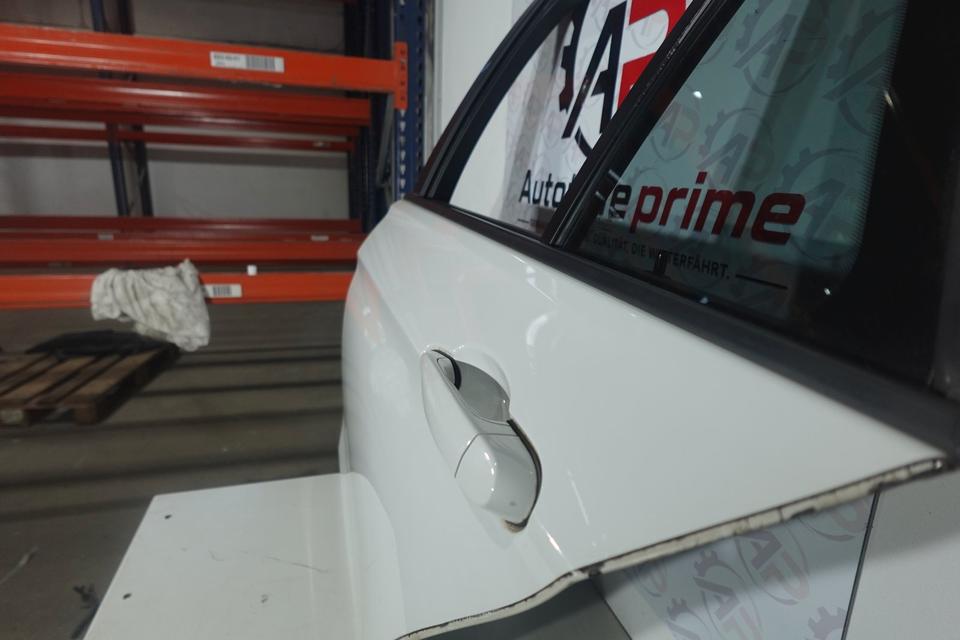 3er F31 Touring 2013 Tür hinten links Fahrerseite Alpinweiß M14 – Bild 3