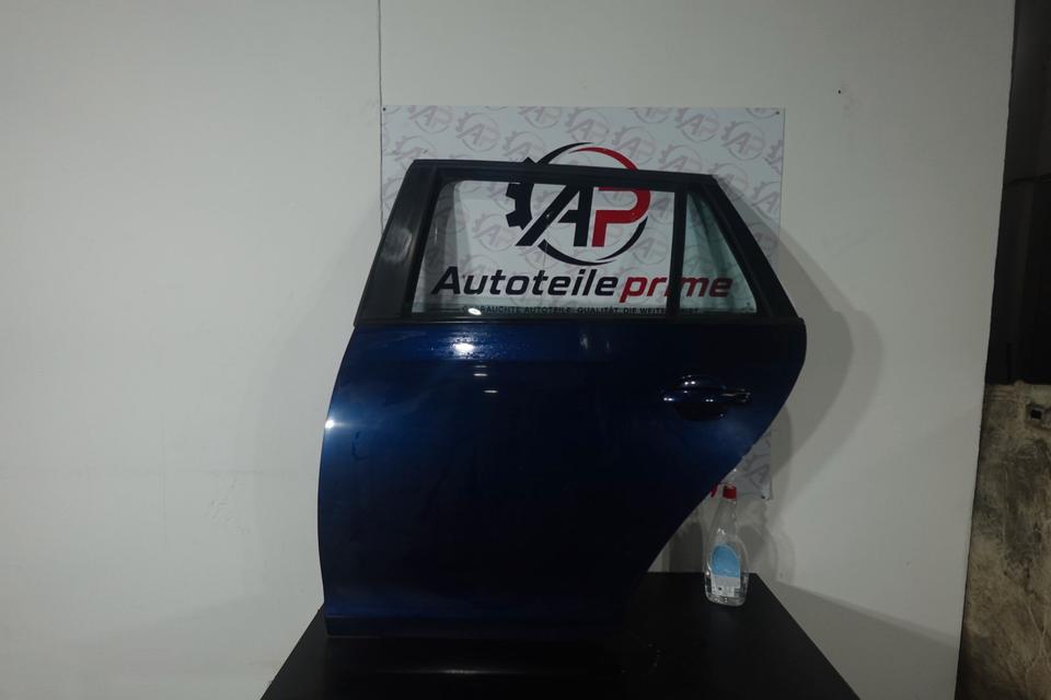 VW Golf 6 MK6 Tür hinten links komplett Blau nachlackiert N02 – Bild 3
