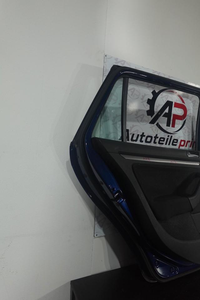 VW Golf 6 MK6 Tür hinten links komplett Blau nachlackiert N02 – Bild 6