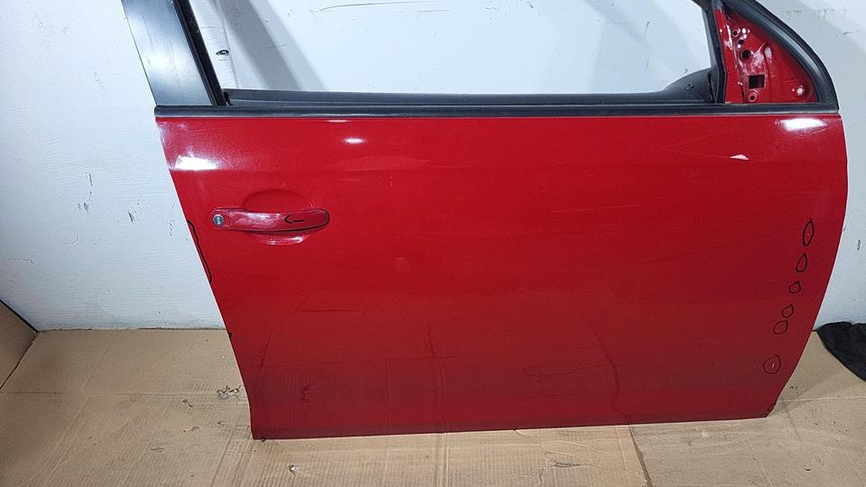 Golf 6 MK6 Tür vorne Rechts Beifahrertür Rot 2008–2013 N06 – Bild 4