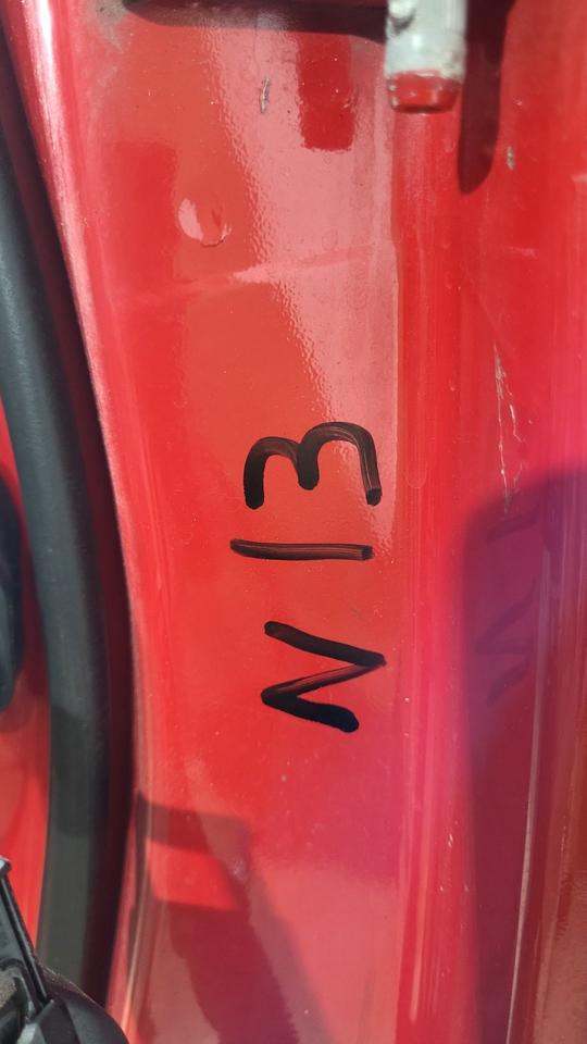 Audi A4 B8 8K Tür vorne links Fahrertür Rot komplett 2008 N13 – Bild 6