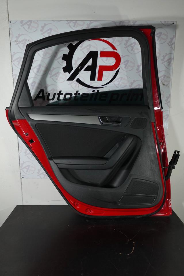 Audi A4 B8 8K Tür hinten links Fondtür Rot komplett 2008 N13 – Bild 7