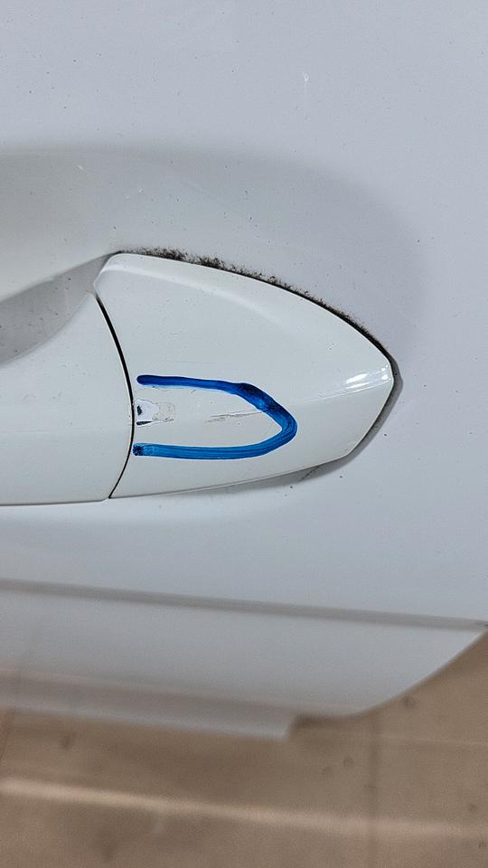 Mercedes C-Klasse W204 S204 Tür vorne links Fahrertür Weiß N18 – Bild 4
