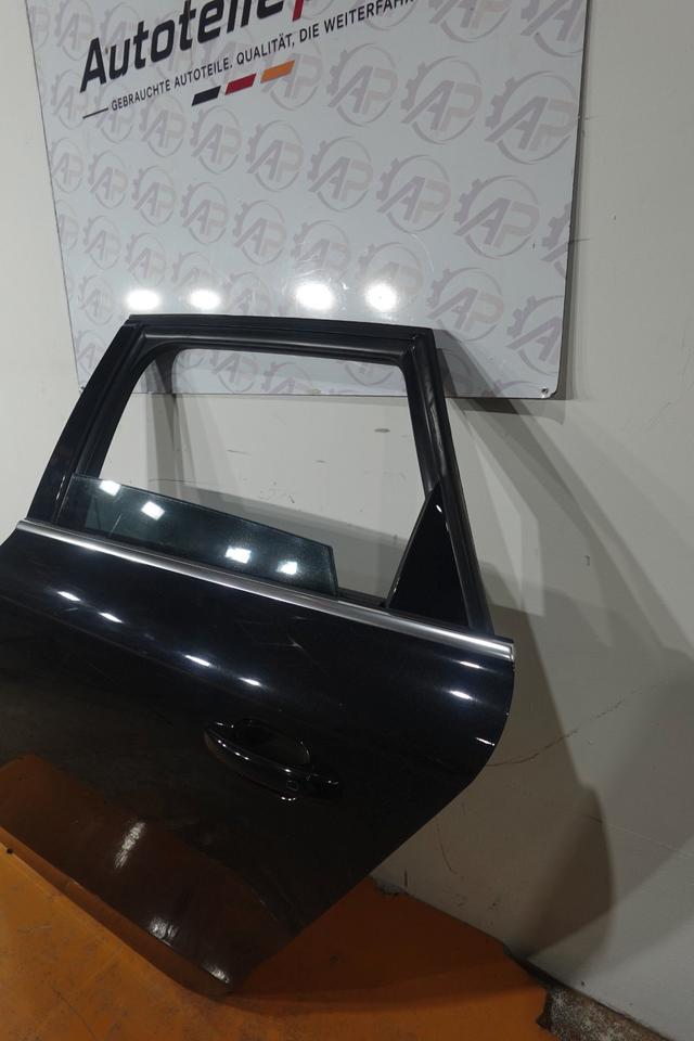 Audi A4 B8 8K Tür hinten links Schwarz komplett 2008–2015 N22 – Bild 4