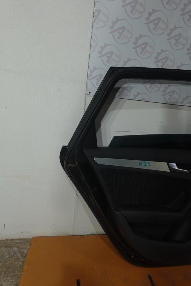 Audi A4 B8 8K Tür hinten links Schwarz komplett 2008–2015 N22 – Bild 7