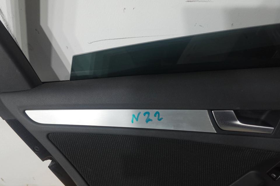 Audi A4 B8 8K Tür hinten links Schwarz komplett 2008–2015 N22 – Bild 9
