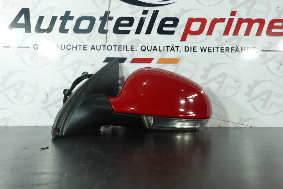 Original VW Golf 6 Variant Außenspiegel links Rot 2010 N06 – Bild 9