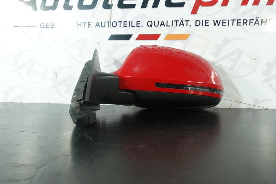 Original Audi A3 8P Außenspiegel links Rot 2010 N05 – Bild 5