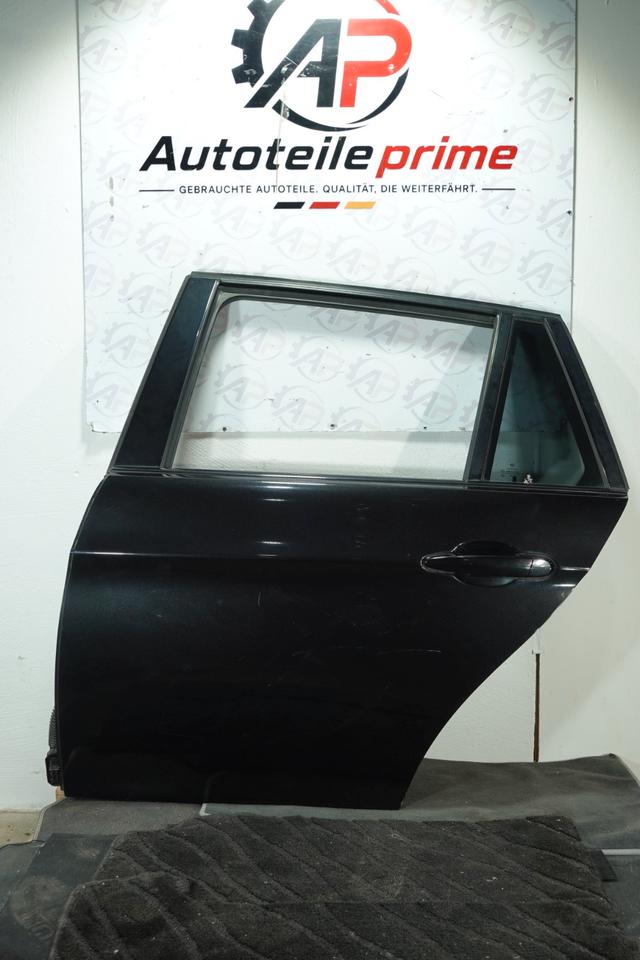 3er E90 320i 2010 Tür hinten rechts Beifahrerseite Schwarz M06 – Bild 3