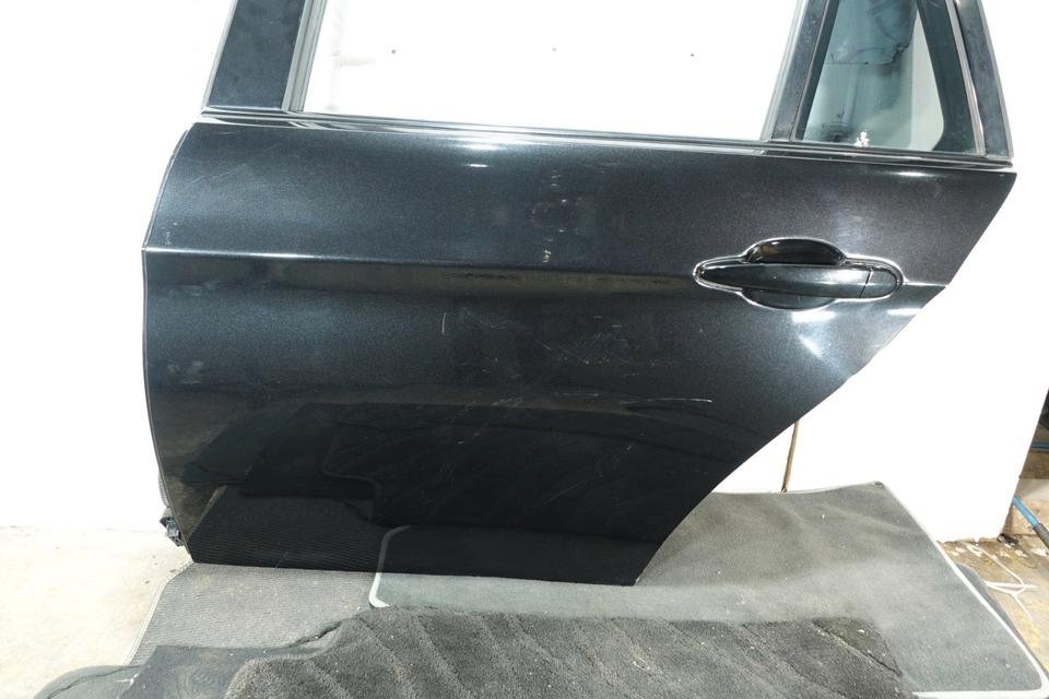 3er E90 320i 2010 Tür hinten rechts Beifahrerseite Schwarz M06 – Bild 4