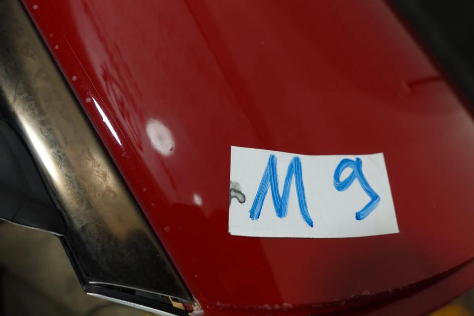 Mercedes C-Klasse W204 2011 Tür vorne rechts Beifahrertür Rot M09 – Bild 9