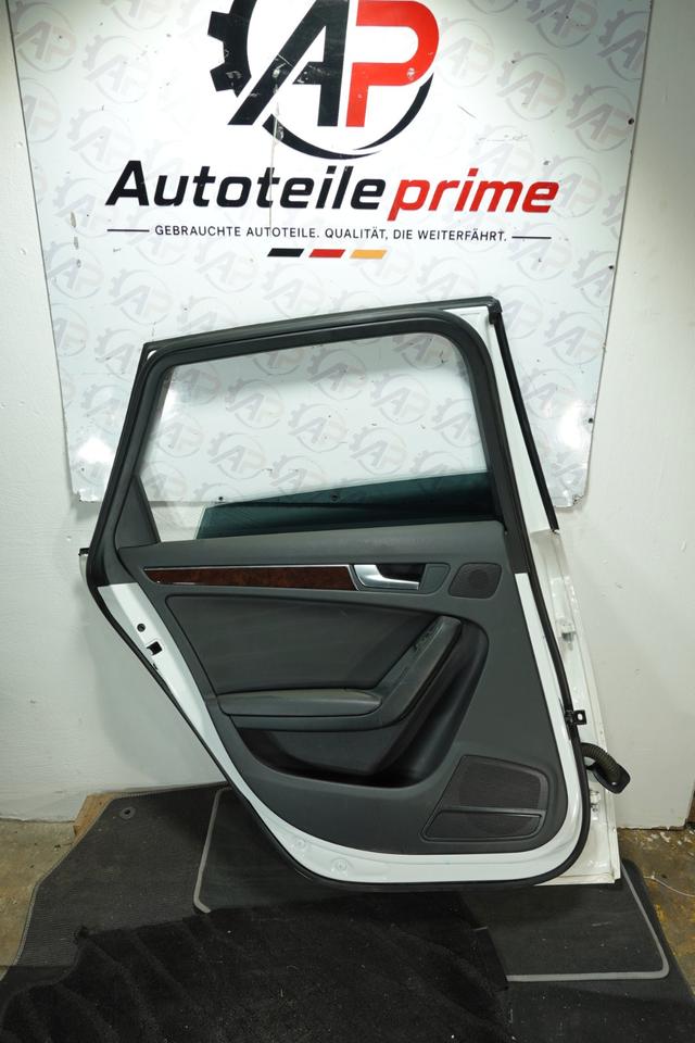 Audi A4 B8 Avant Baujahr prüfen Tür hinten links Ibisweiß LY9C Lager M11 – Bild 3