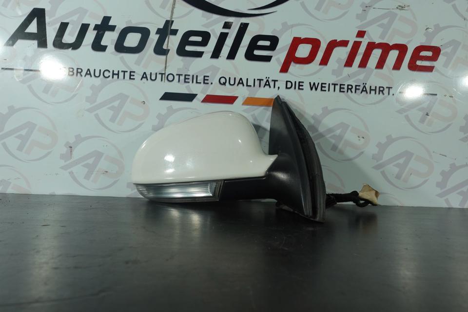 VW Golf 6 Variant Außenspiegel rechts Weiß Baujahr 2010 Lager N15 – Bild 2