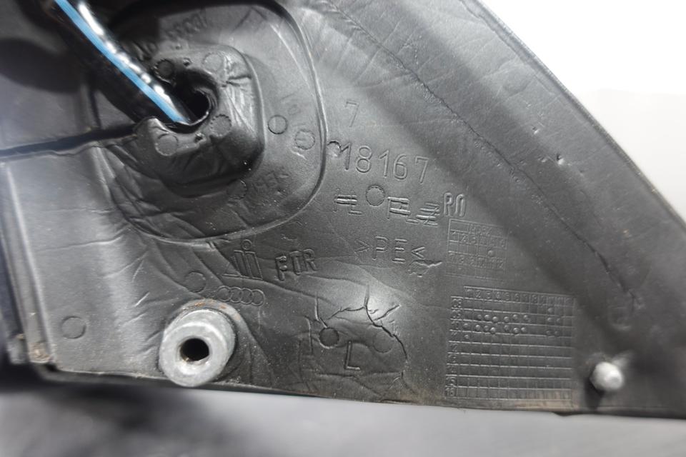 Audi TT 8J Außenspiegel links elektrisch beheizt Schwarz M22 – Bild 6