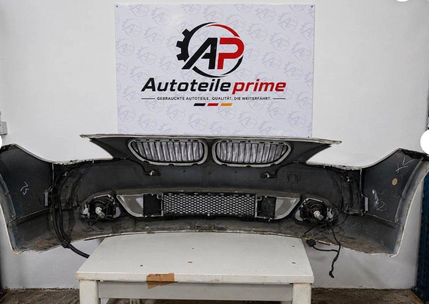 BMW 6er E63 640i Stoßstange Vorne Komplett Alpinweiß M13 – Bild 4