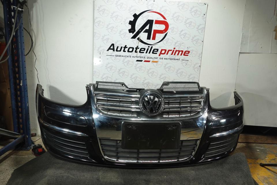 VW Golf 5 Variant Stoßstange vorne mit Chromgrill Schwarz2009 M20 – Bild 2