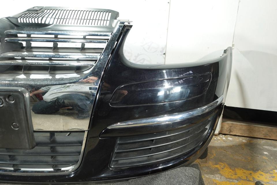 VW Golf 5 Variant Stoßstange vorne mit Chromgrill Schwarz2009 M20 – Bild 4