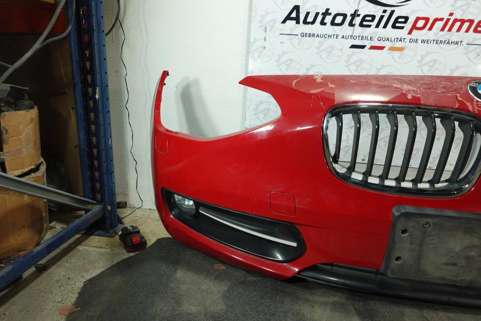 BMW 1er F20 Stoßstange vorne mit Grill Nebel Rot 2011 M01 – Bild 2